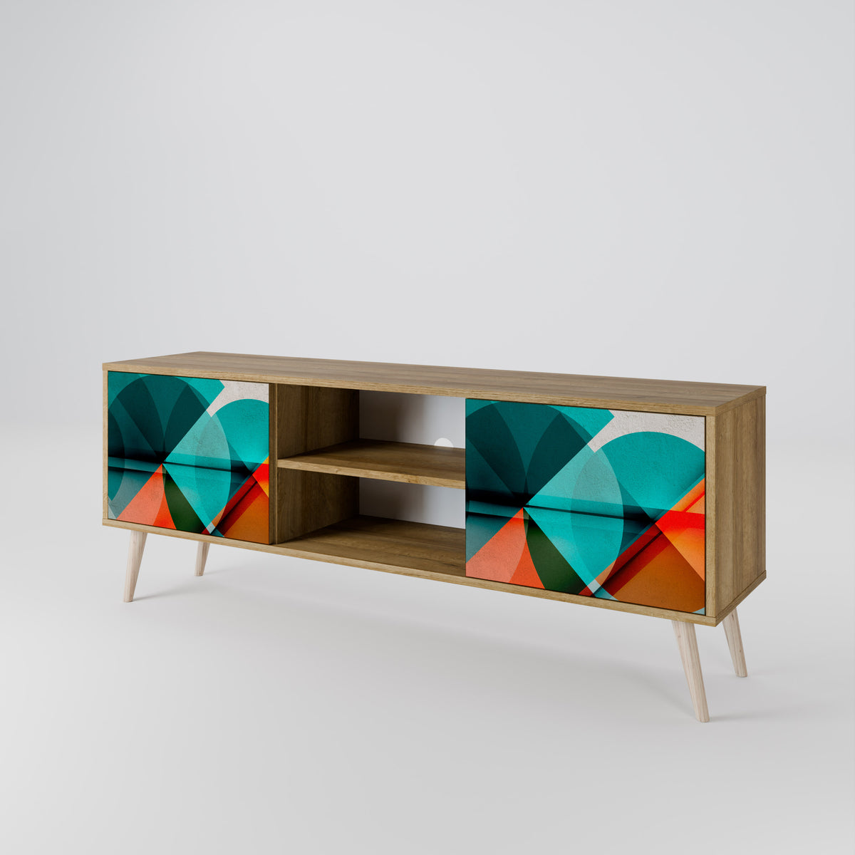 CIRCULAR RHAPSODY 2-Door TV Cabinet