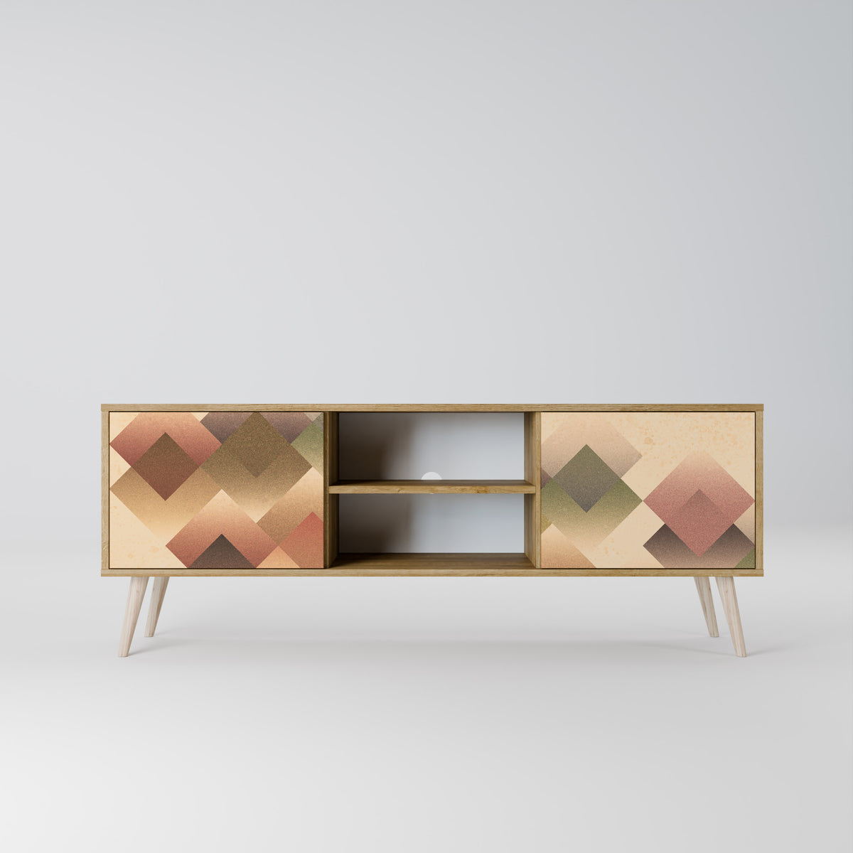 GEOMETRIC FUSION 2-Door TV Cabinet
