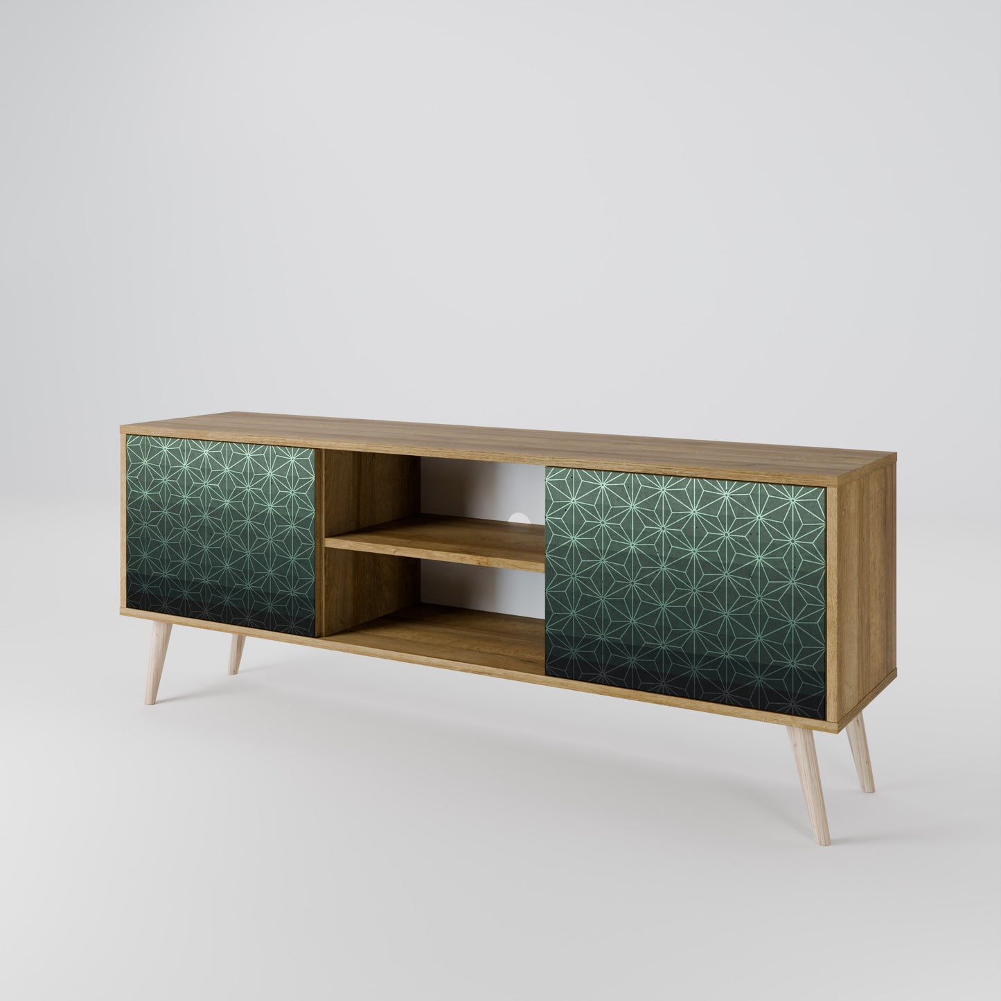 ORNAMENTAL GLIMMER 2-Door TV Cabinet