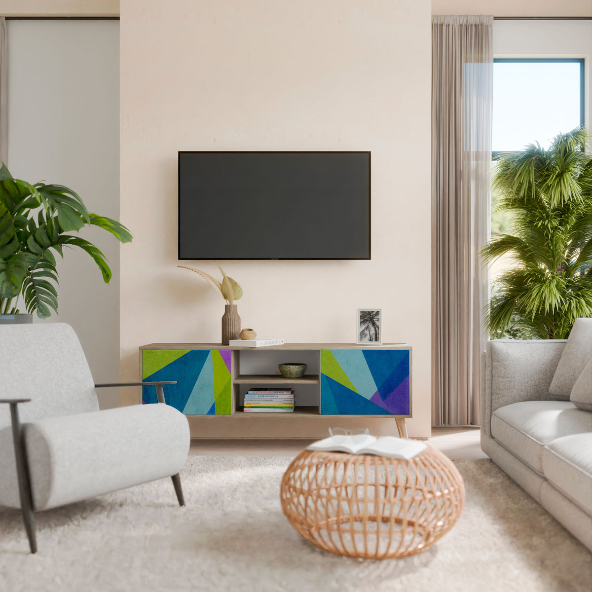 COLD SHOWCASE 2-Door TV Cabinet