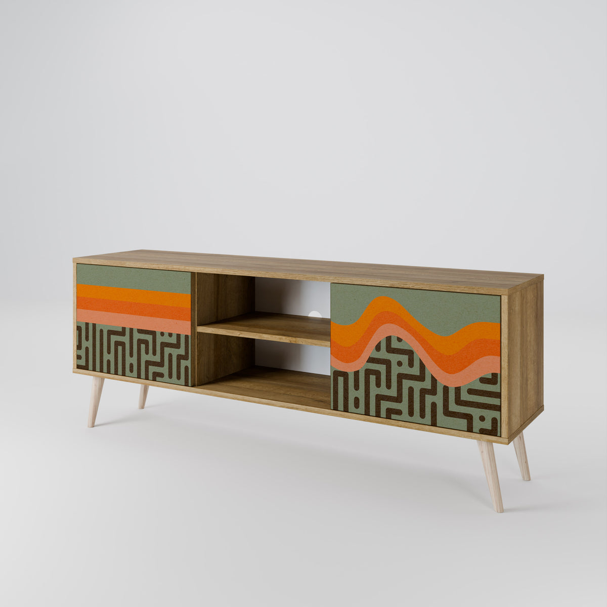 SIMPLE SOLUTIONS 2-Door TV Cabinet