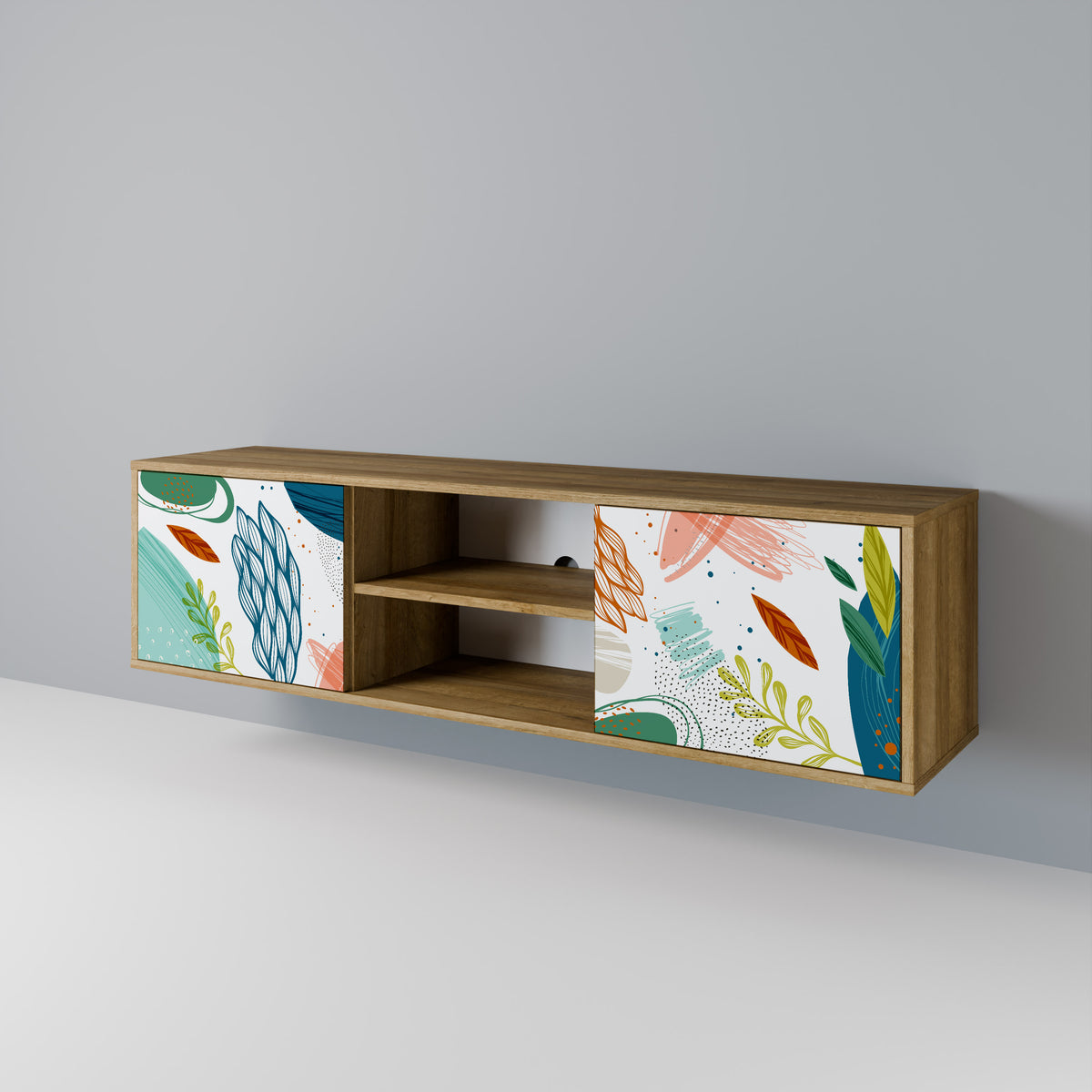 BOTANICAL HURRICANE 2-Door TV Cabinet