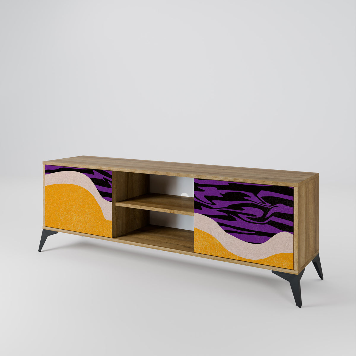 INDEPENDENT BORDER 2-Door TV Cabinet