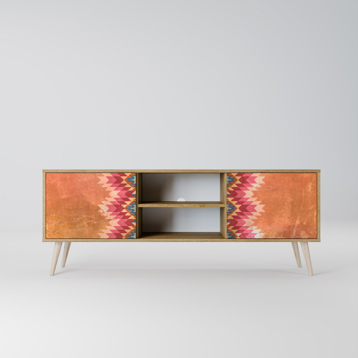 INDIAN FOLK 2-Door TV Cabinet