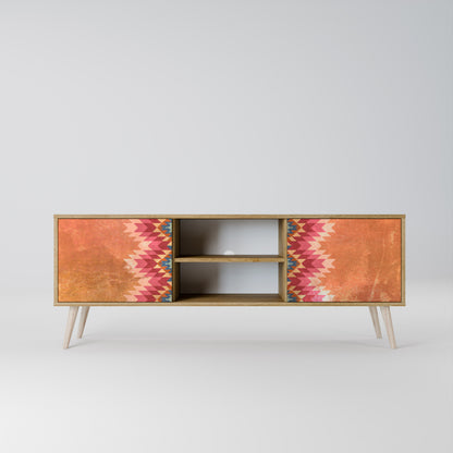 INDIAN FOLK 2-Door TV Cabinet