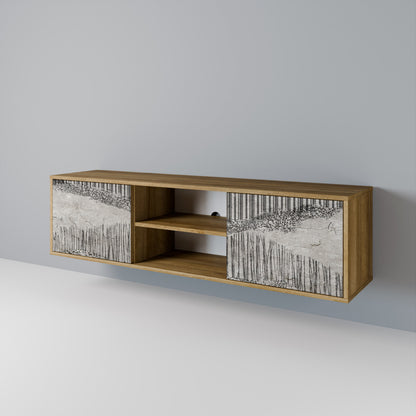 GRAIN LINES 2-Door TV Cabinet