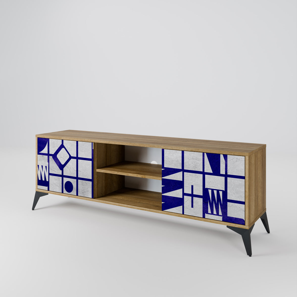 THE RIGHT PLACES 2-Door TV Cabinet
