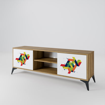 FUTURE SIGN 2-Door TV Cabinet