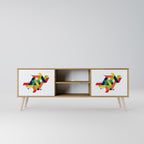 FUTURE SIGN 2-Door TV Cabinet