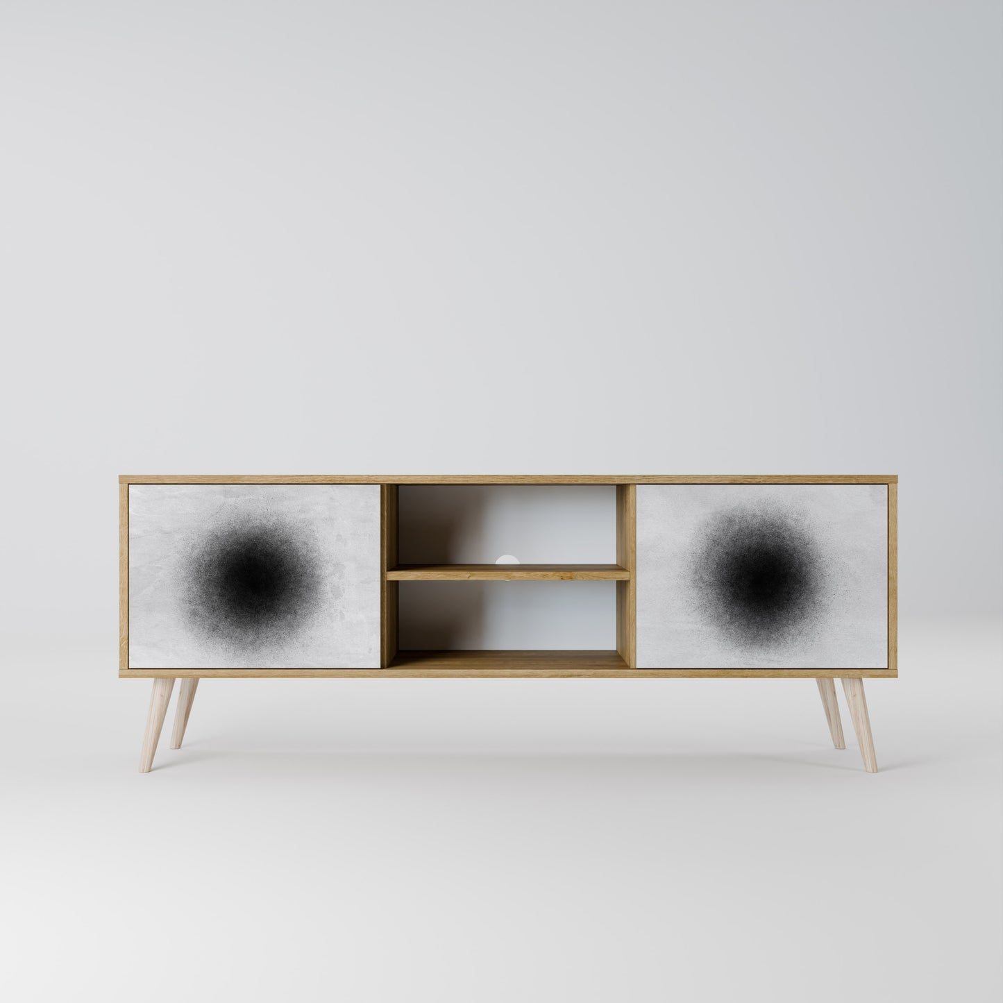 BLACK HOLE 2-Door TV Cabinet
