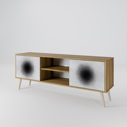 BLACK HOLE 2-Door TV Cabinet
