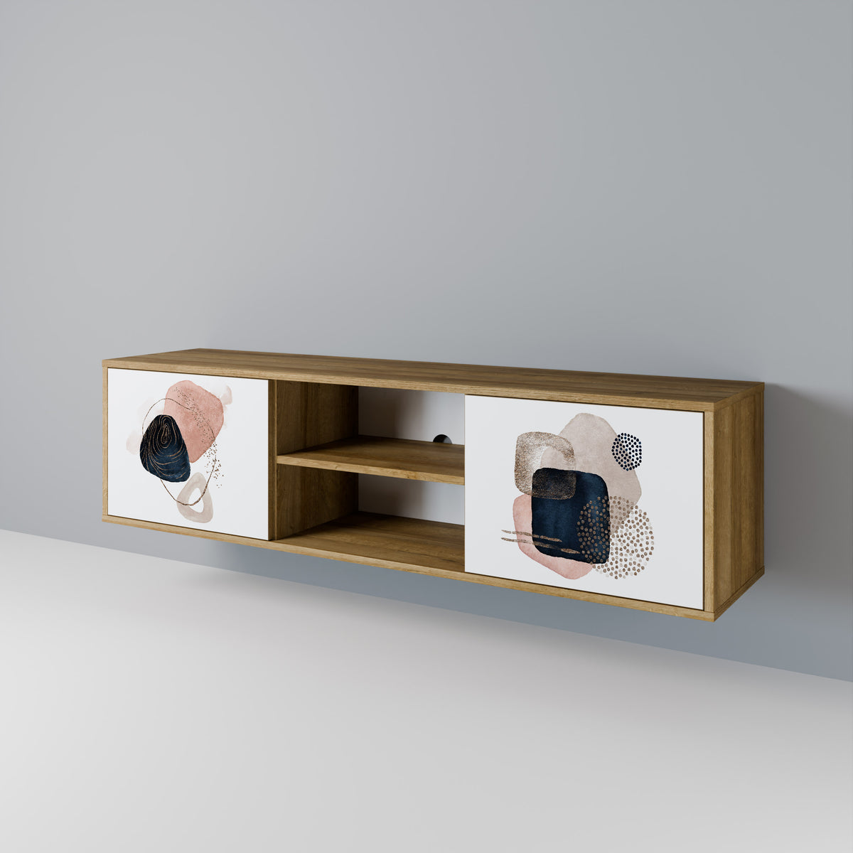 COLORFUL SHAPES 2-Door TV Cabinet
