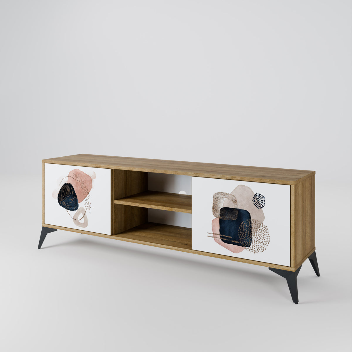 COLORFUL SHAPES 2-Door TV Cabinet