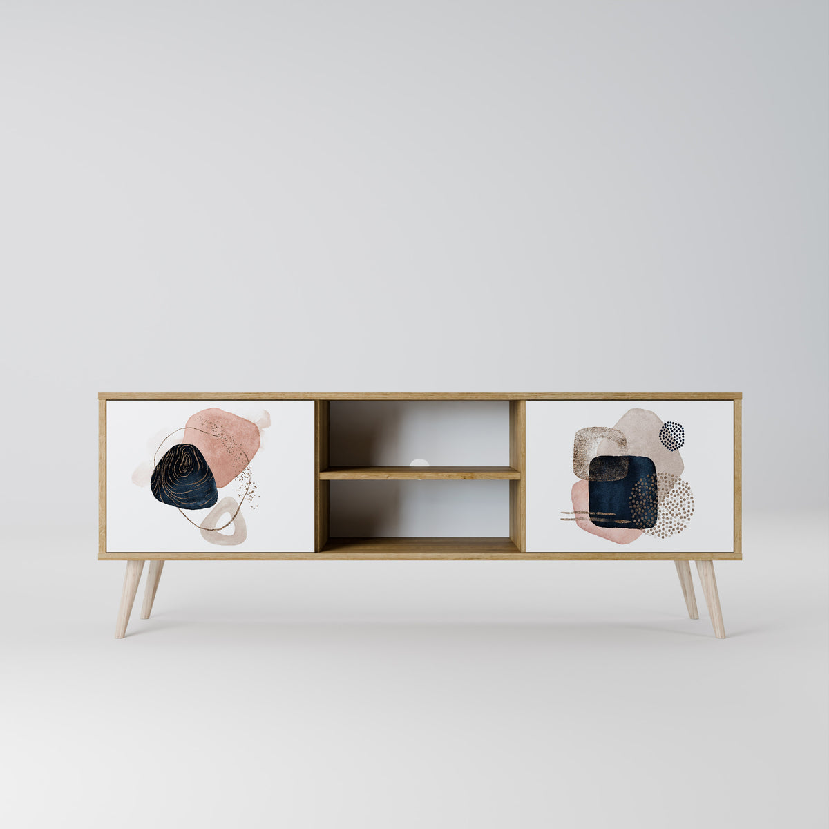 COLORFUL SHAPES 2-Door TV Cabinet