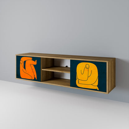 TOGETHER BUT SEPARATELY 2-Door TV Cabinet