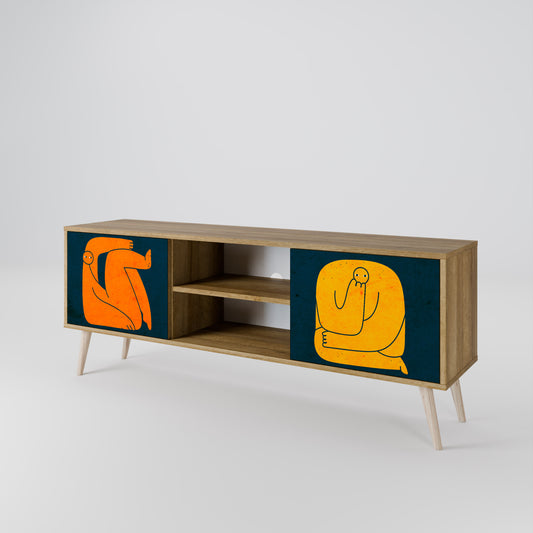TOGETHER BUT SEPARATELY 2-Door TV Cabinet