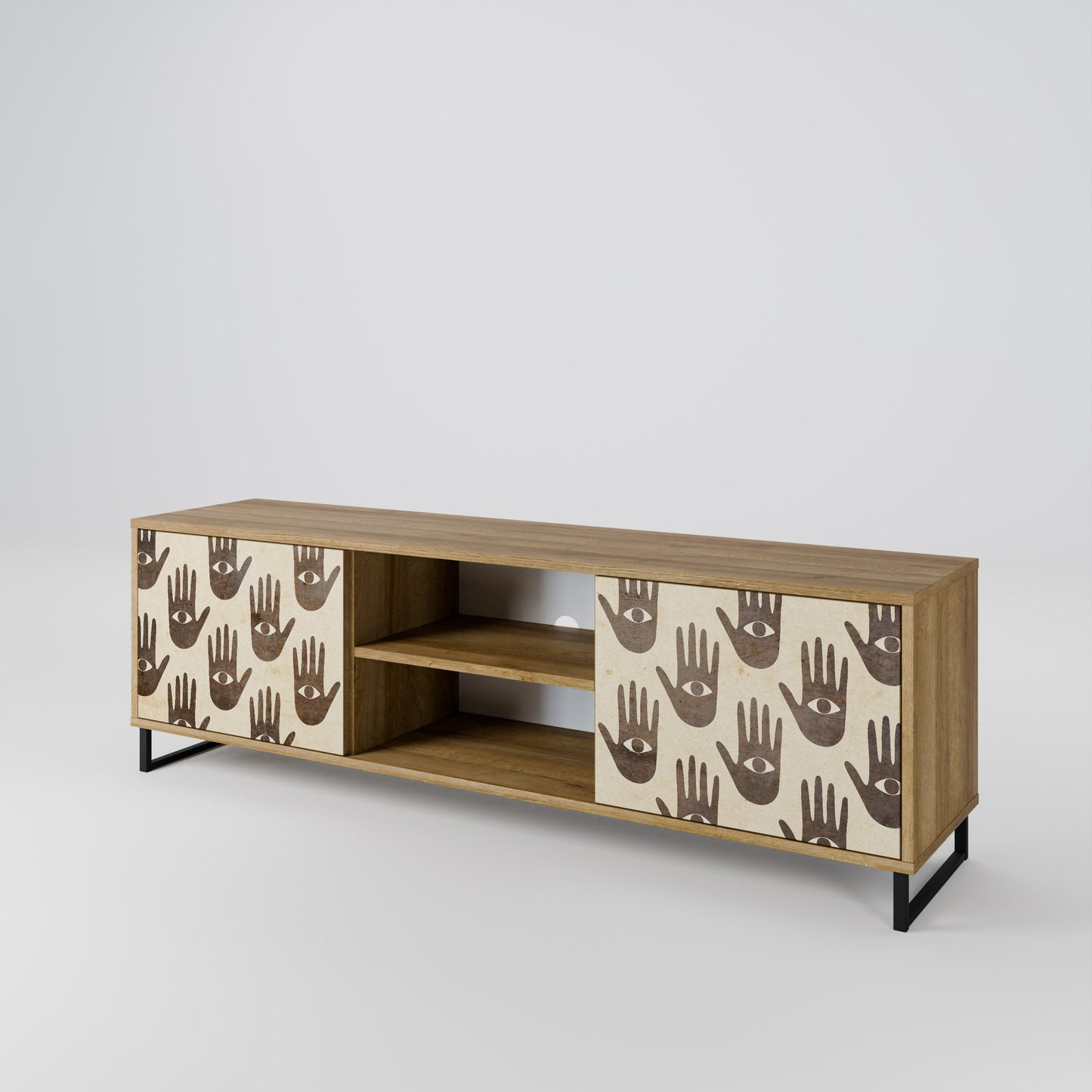 SEE MORE 2-Door TV Cabinet