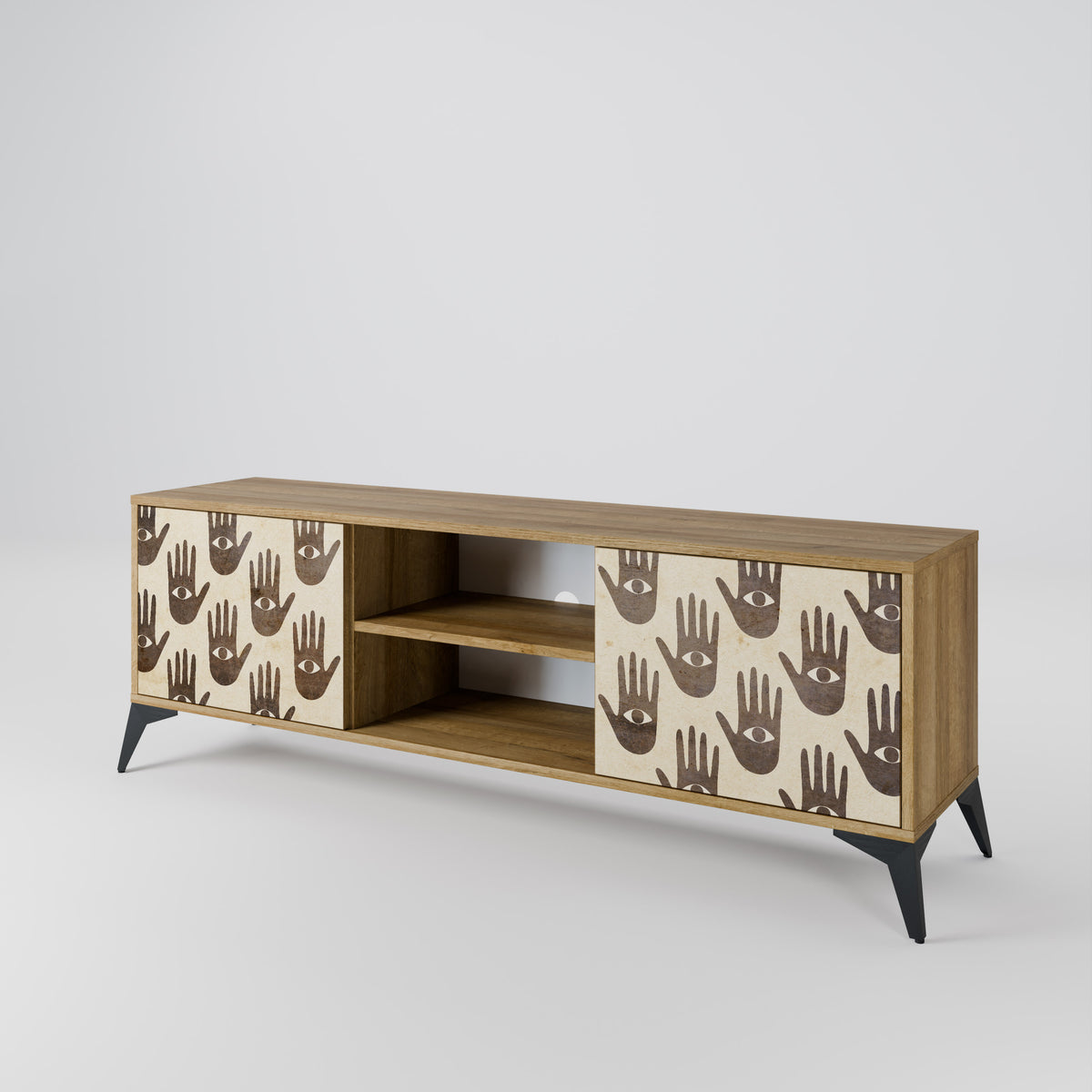 SEE MORE 2-Door TV Cabinet
