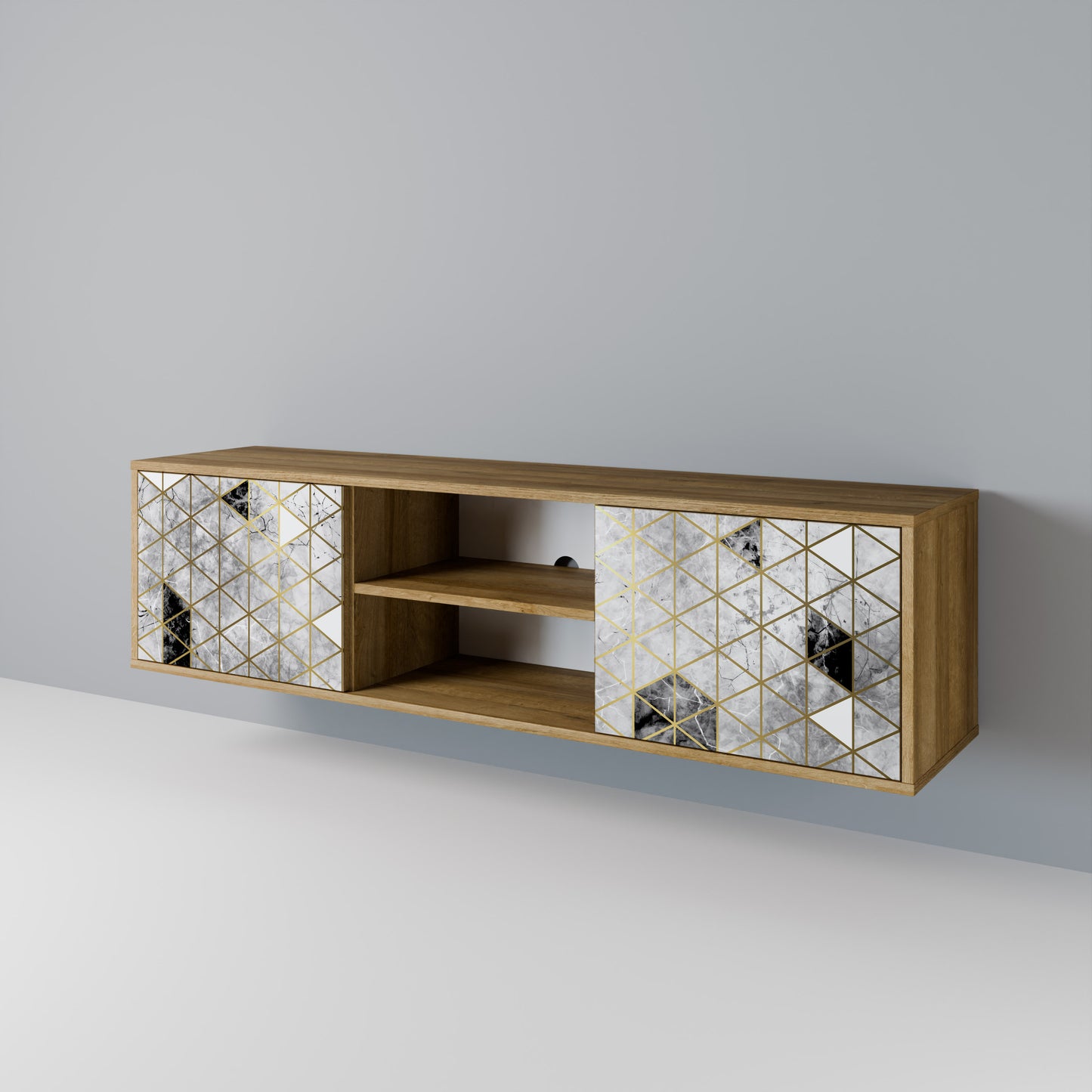 ASHEN ARIA 2-Door TV Cabinet