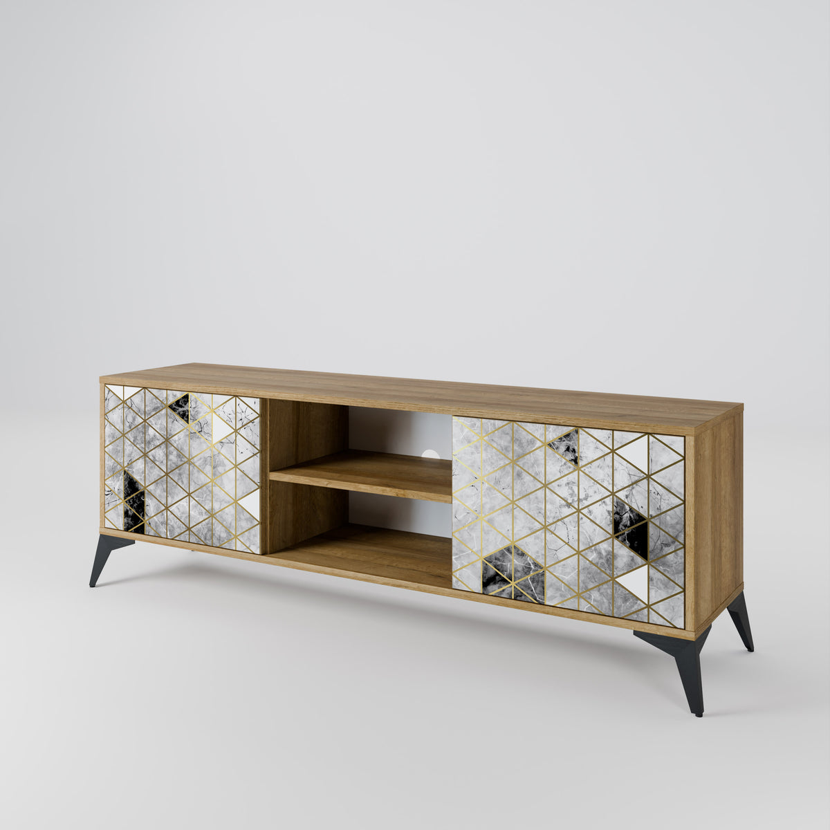 ASHEN ARIA 2-Door TV Cabinet