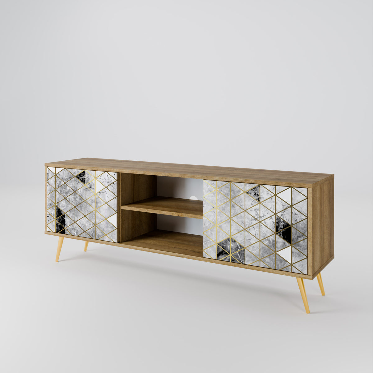 ASHEN ARIA 2-Door TV Cabinet