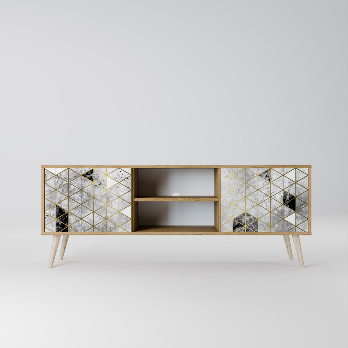 ASHEN ARIA 2-Door TV Cabinet