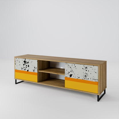 DYED BY ORANGE 2-Door TV Cabinet