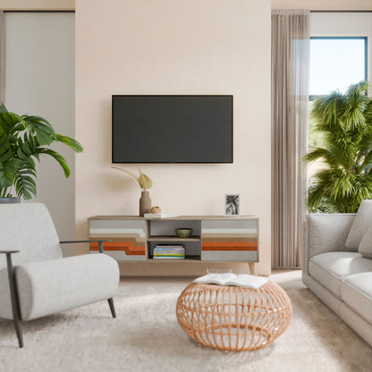 PECULIAR TRAIL 2-Door TV Cabinet