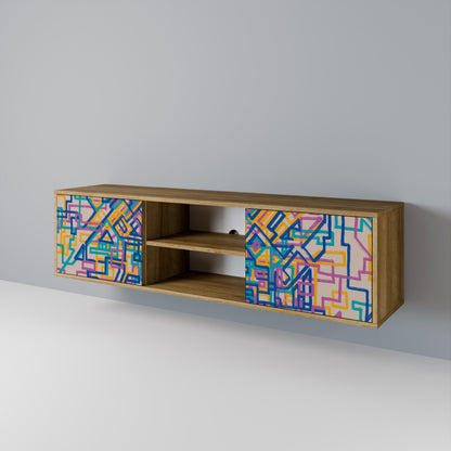 MEMORIES MAP 2-Door TV Cabinet