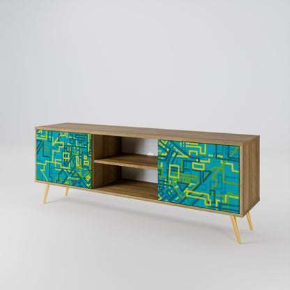NOSTALGIC MEMORIES 2-Door TV Cabinet