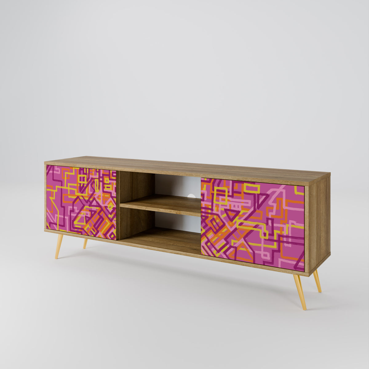LOVELY MEMORIES 2-Door TV Cabinet