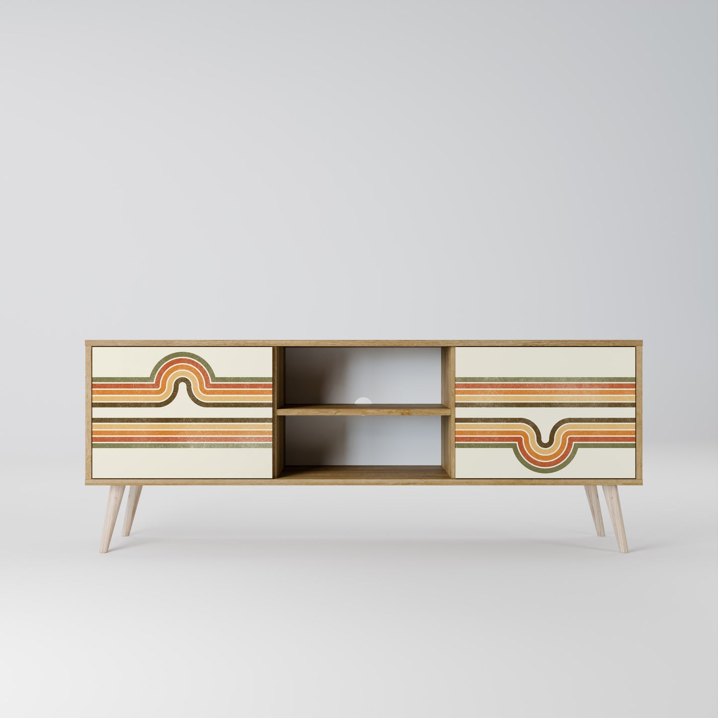 EXCEPTIONAL STREAM 2-Door TV Cabinet