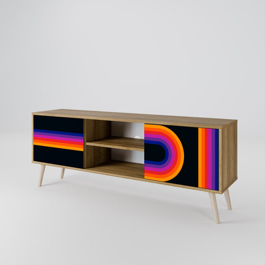 BLINDED BY THE LIGHTS 2-Door TV Cabinet