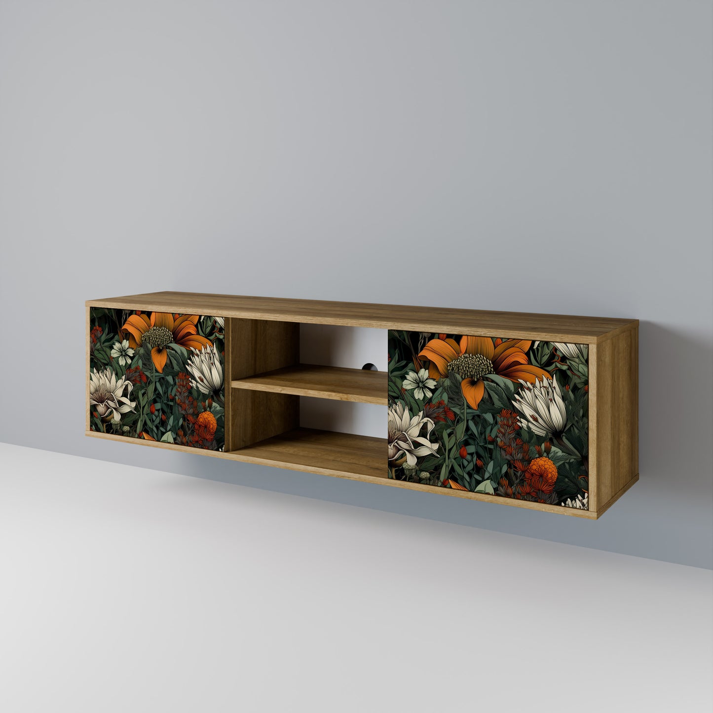 MIDNIGHT SPROUT 2-Door TV Cabinet