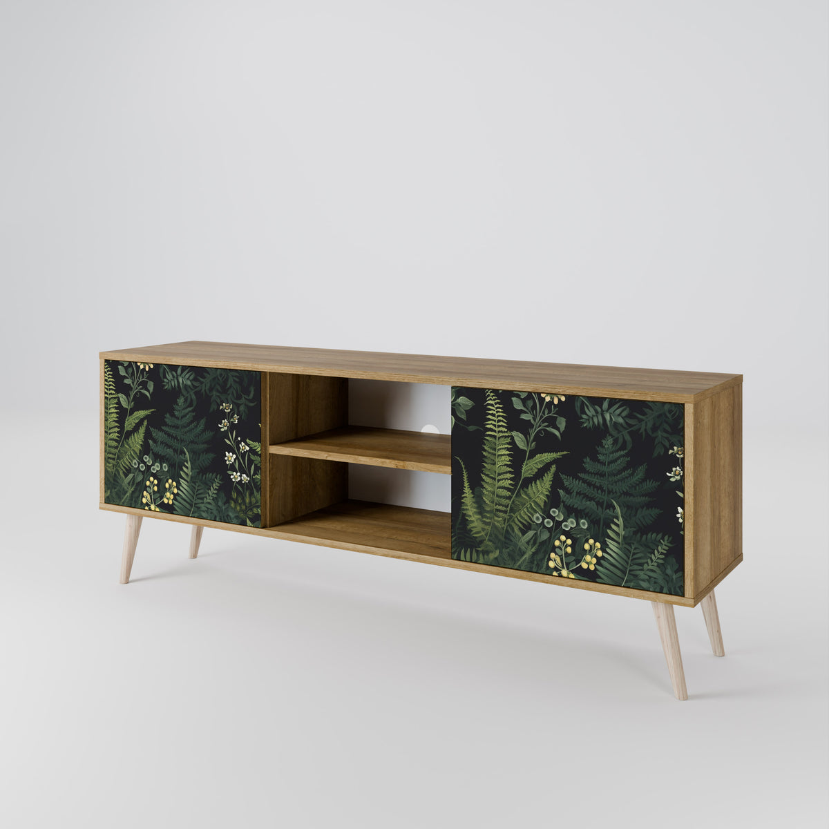 FERN FLOWERS 2-Door TV Cabinet