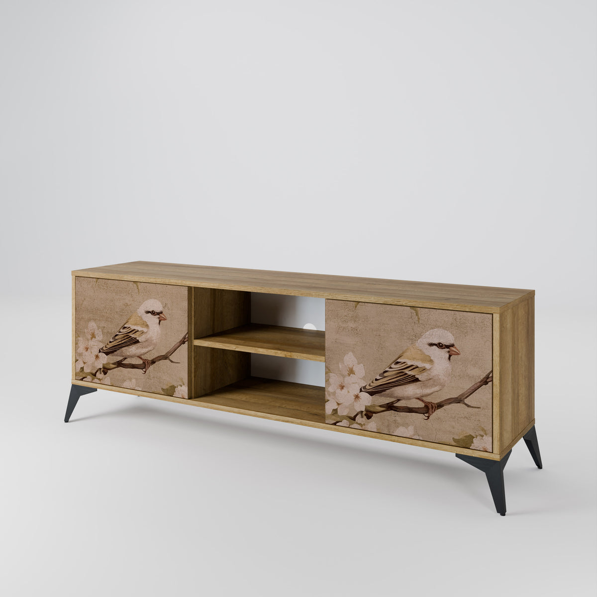 PETAL DISTINGUISH 2-Door TV Cabinet