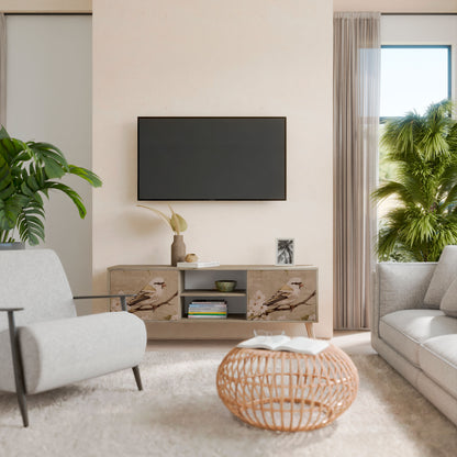 PETAL DISTINGUISH 2-Door TV Cabinet