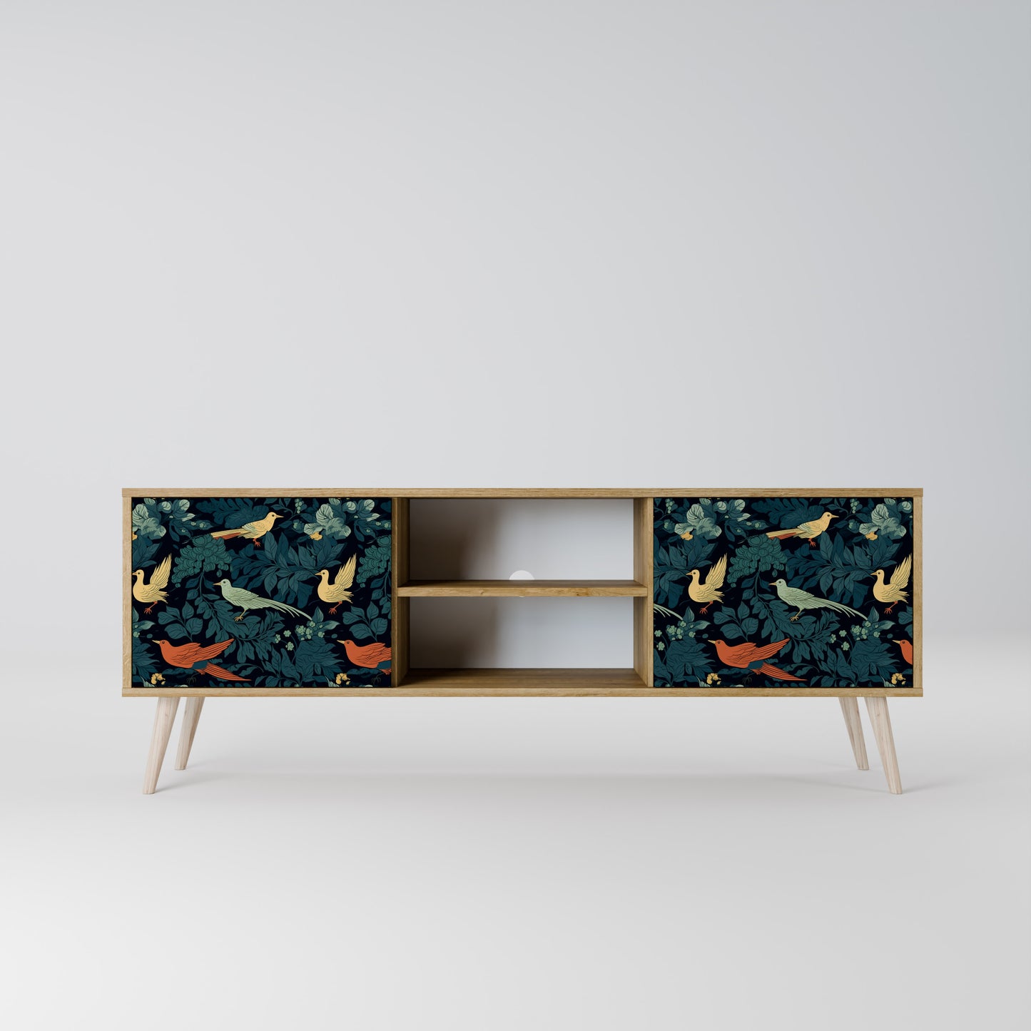 FOWL ORNAMENT 2-Door TV Cabinet