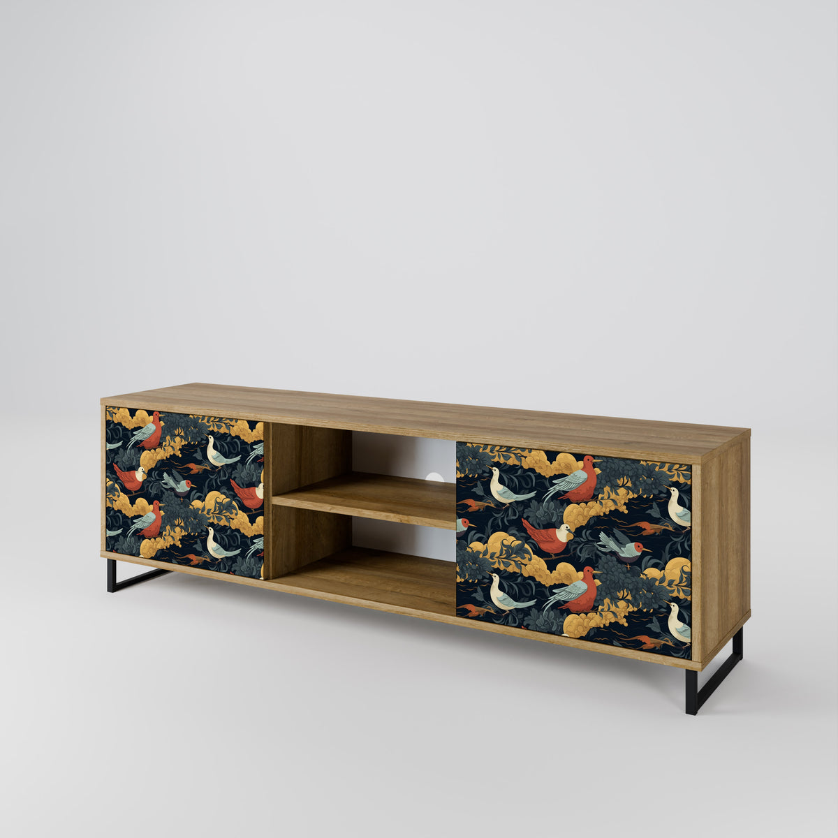 FOWLY DAZE 2-Door TV Cabinet