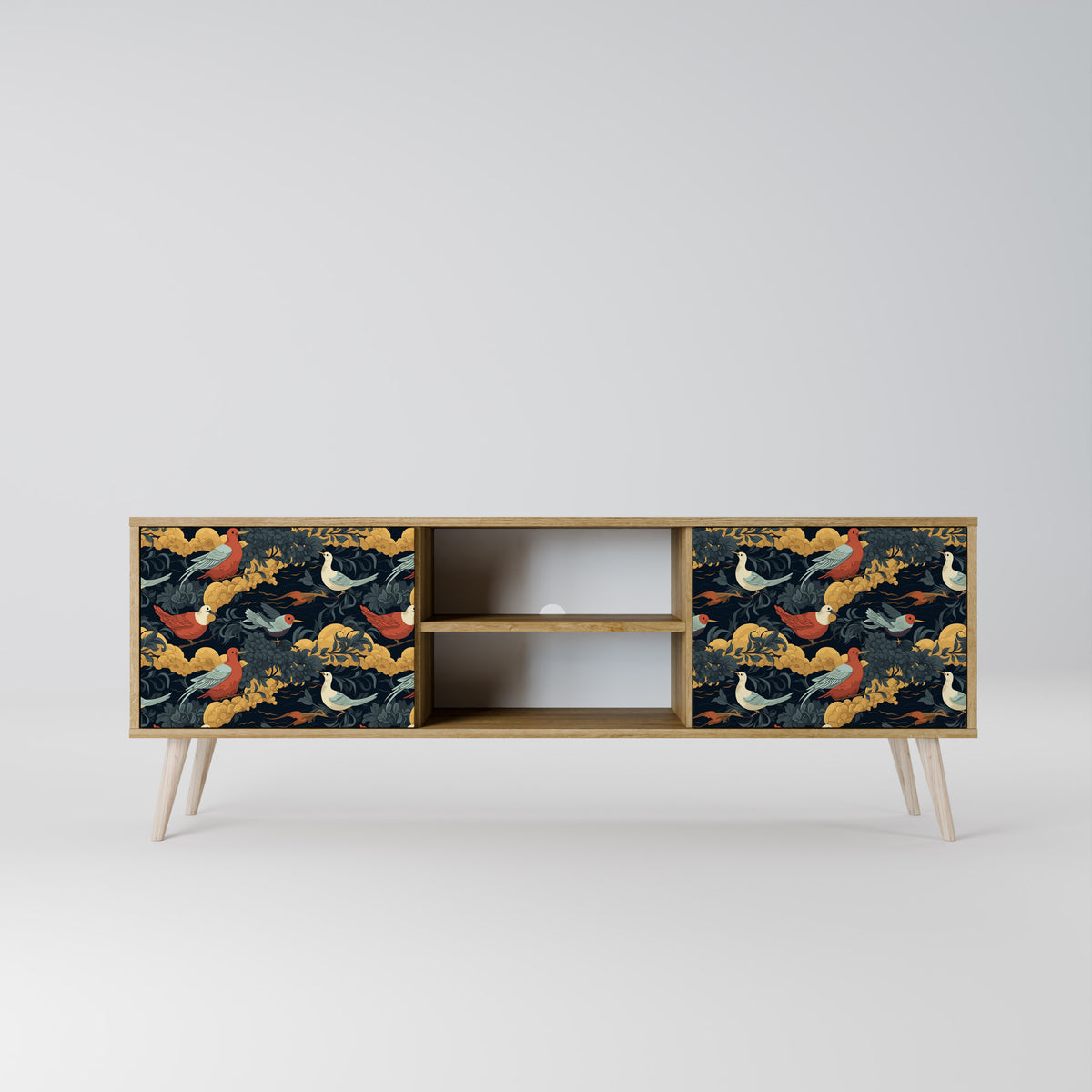 FOWLY DAZE 2-Door TV Cabinet