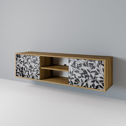CHARCOAL SPROUT 2-Door TV Cabinet