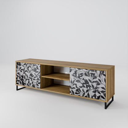 CHARCOAL SPROUT 2-Door TV Cabinet