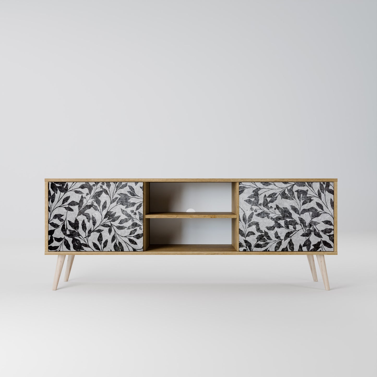 CHARCOAL SPROUT 2-Door TV Cabinet