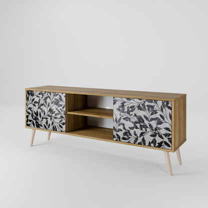 CHARCOAL SPROUT 2-Door TV Cabinet