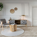 CHARCOAL SPROUT 2-Door TV Cabinet