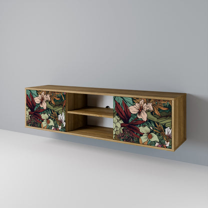 BOTANICAL EMERGENCE 2-Door TV Cabinet