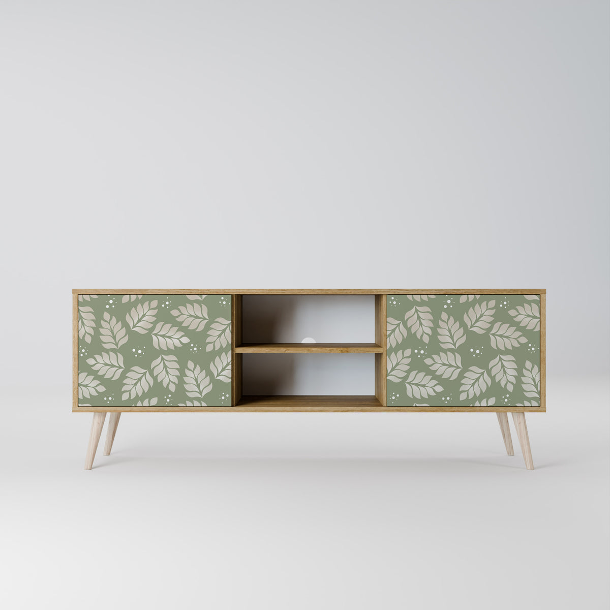 LEAVES ON GREEN 2-Door TV Cabinet