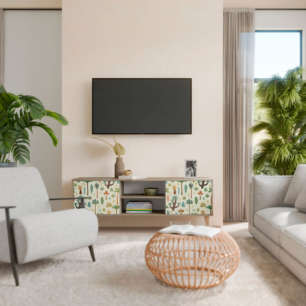 PALM SPRING 2-Door TV Cabinet