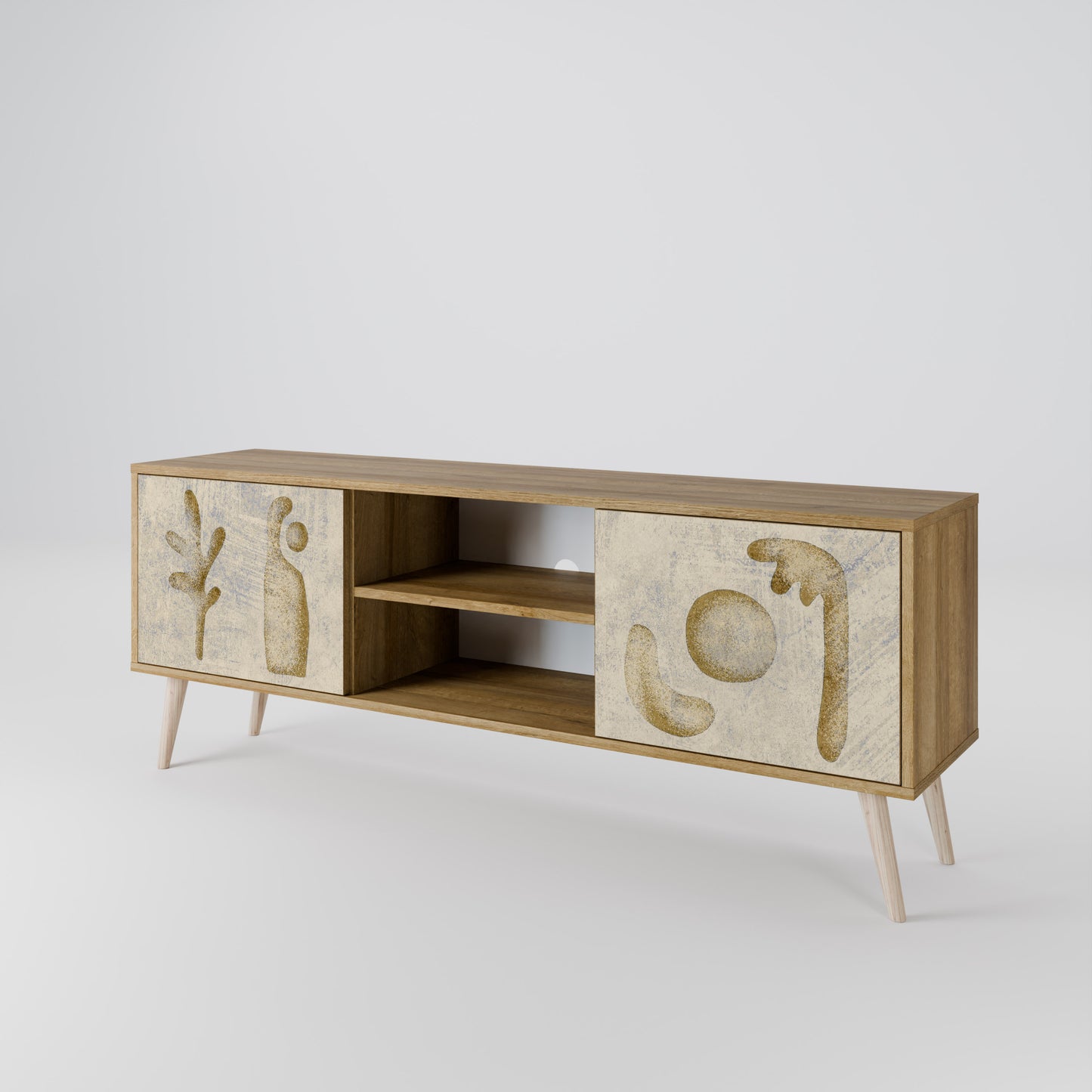 SAND SCULPTURES 2-Door TV Cabinet