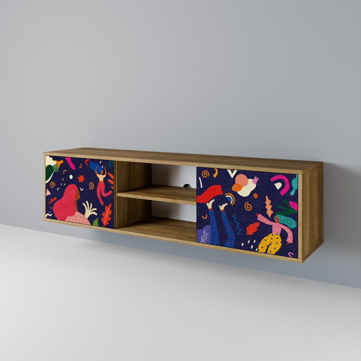 FESTIVE PLEASURES 2-Door TV Cabinet